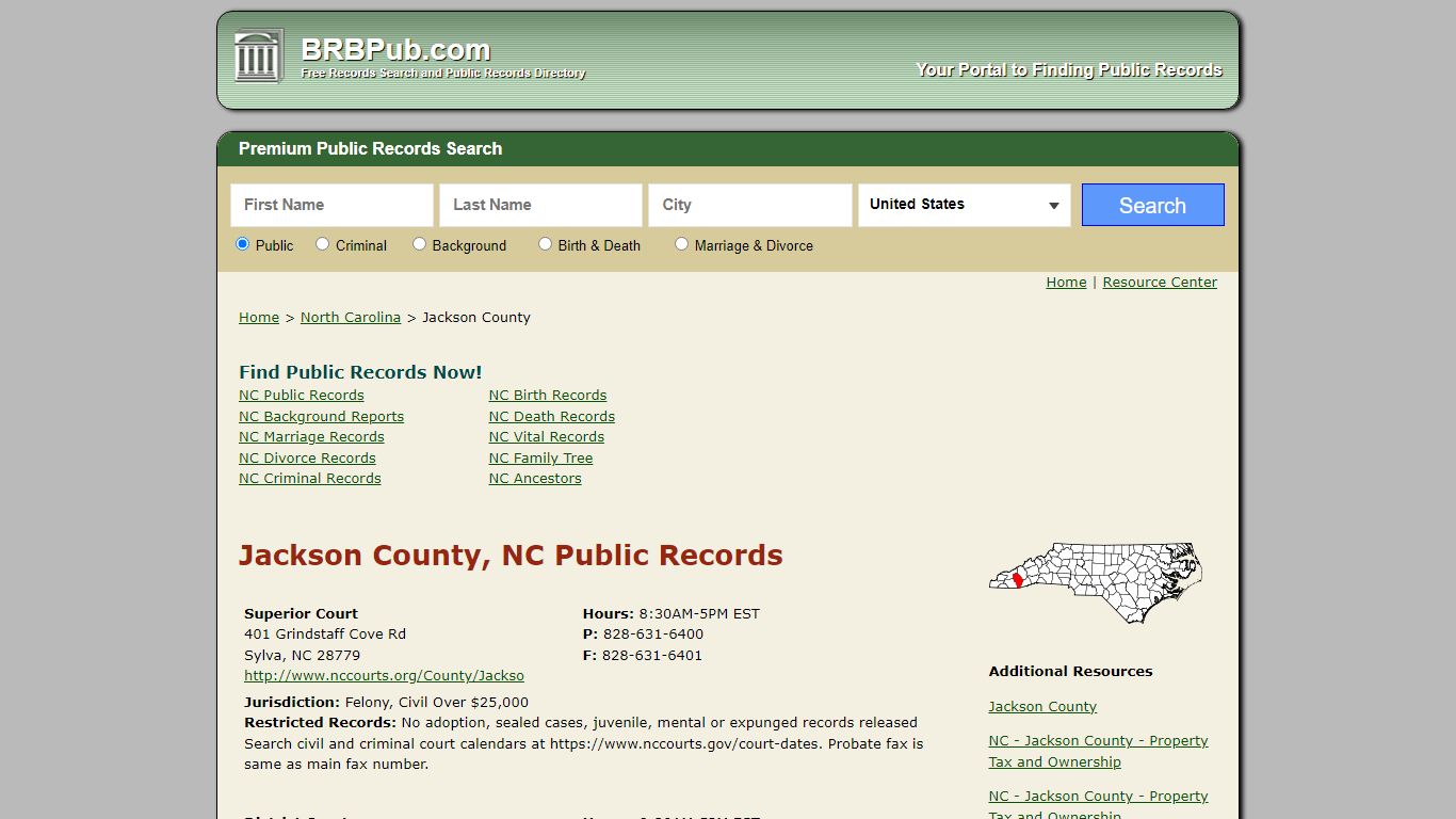 Jackson County Public Records | Search North Carolina ...